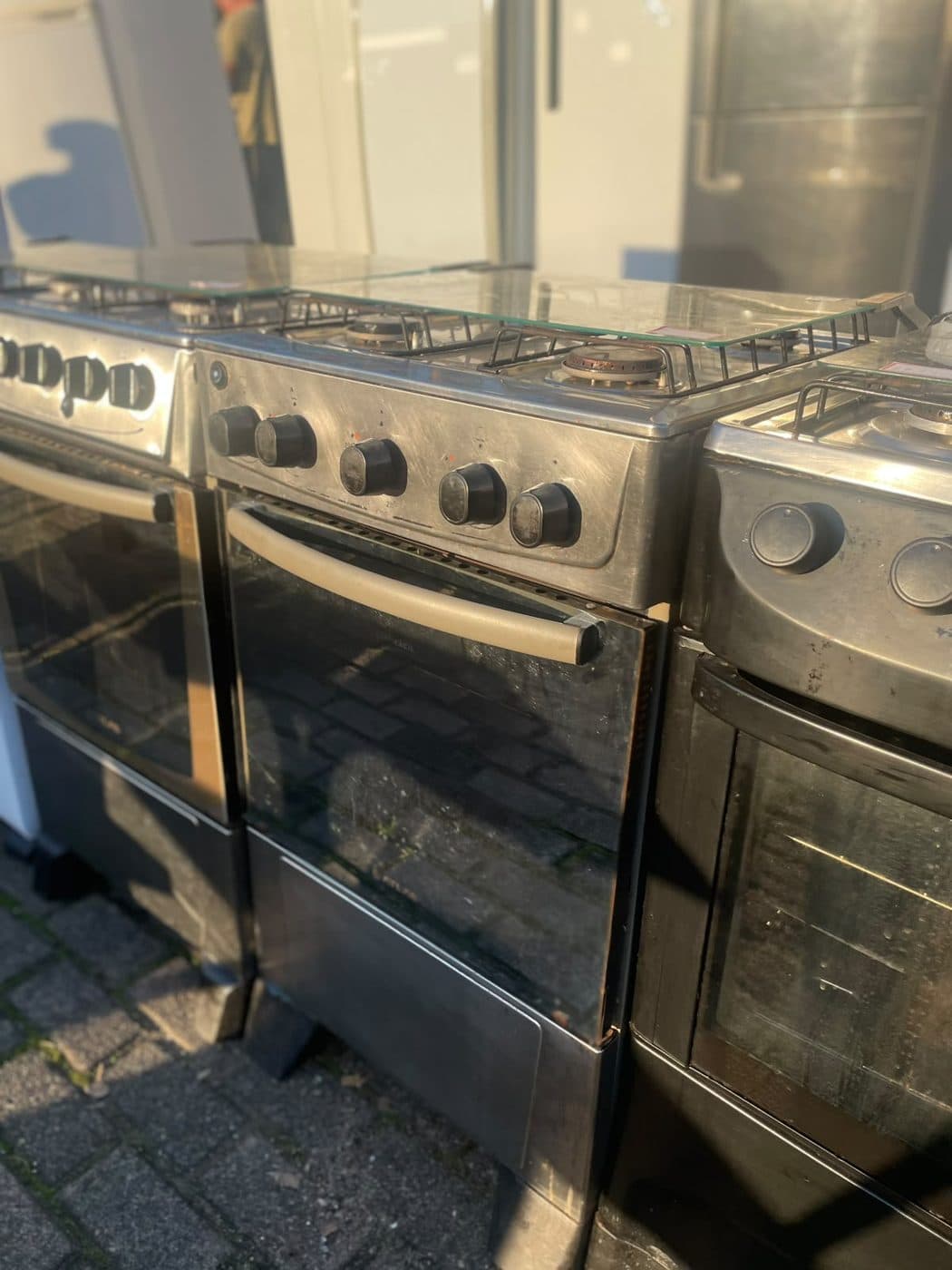 Fogão inox (3), estado Seminovo